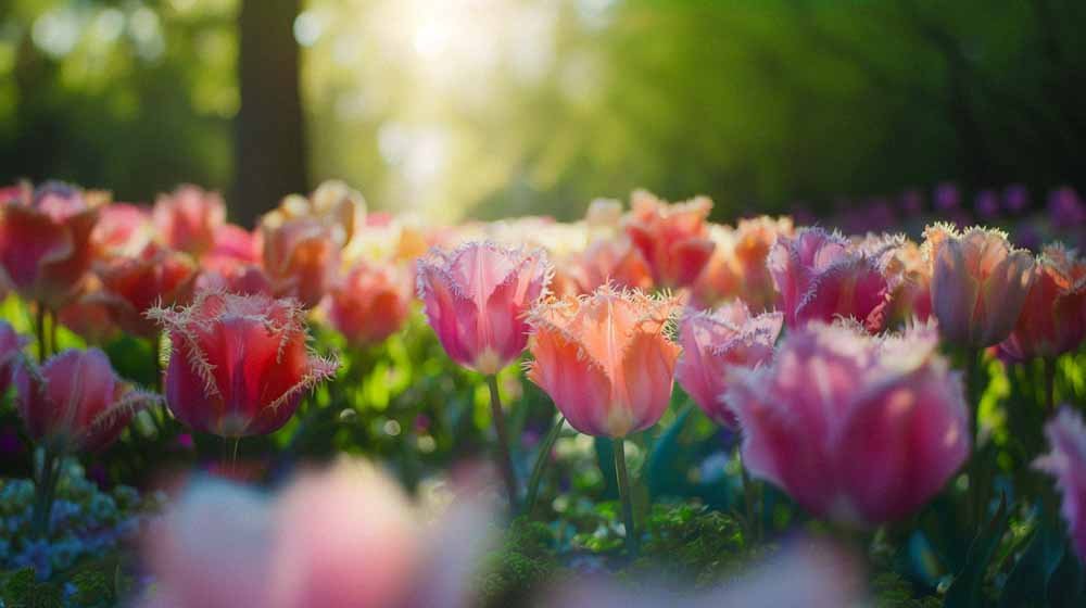 Gefranjerde tulpen - Blomea.nl