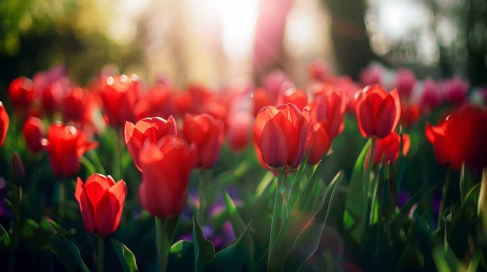 Rode tulpen - Blomea.nl