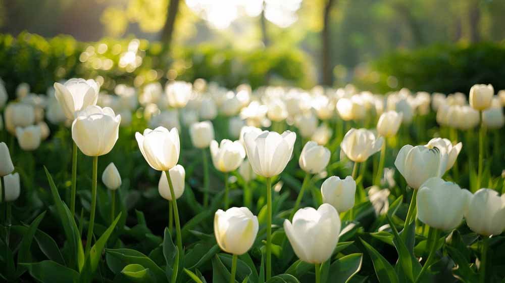 Witte tulpen - Blomea.nl