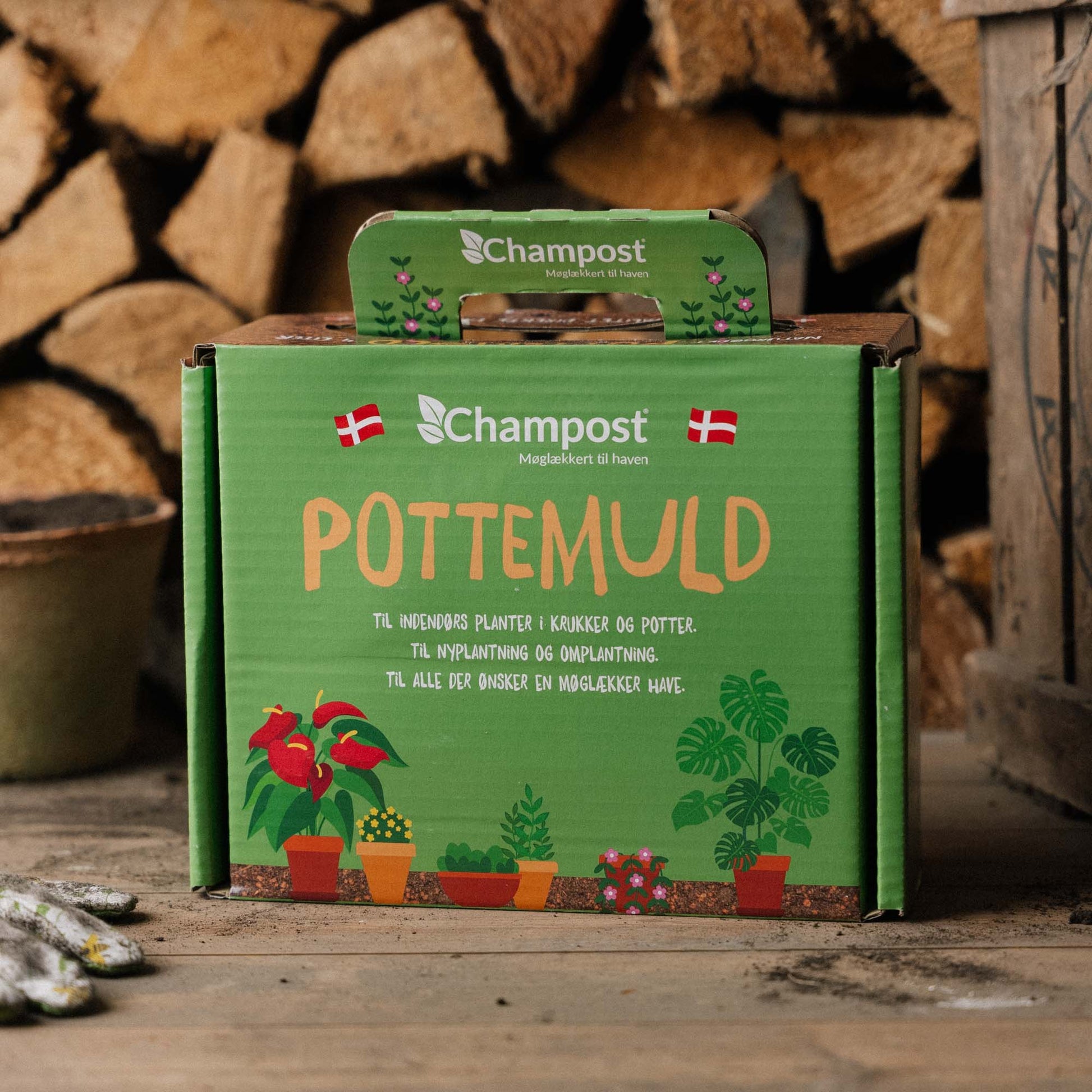 Champost potgrond in koffer - 4L