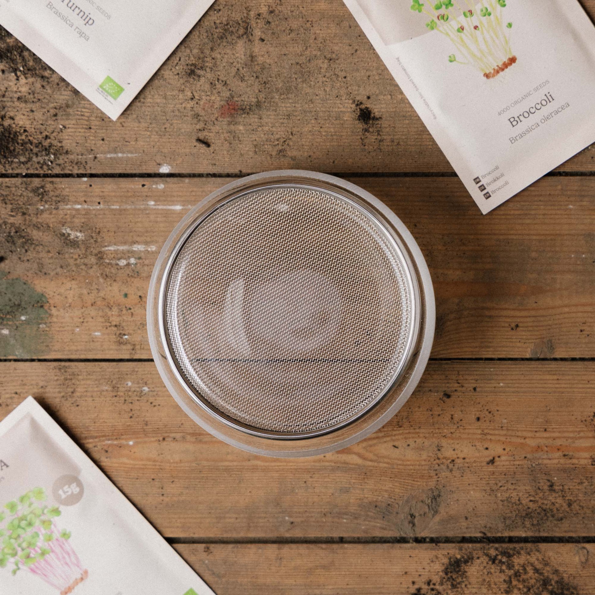 Kiembak voor microgroenten