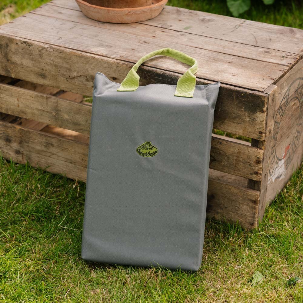 Knielkussen, grijs, L: 40,2 cm B: 26,3 cm