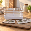 Microgroenten box met kiemtoren - 5 zakjes biologische zaden