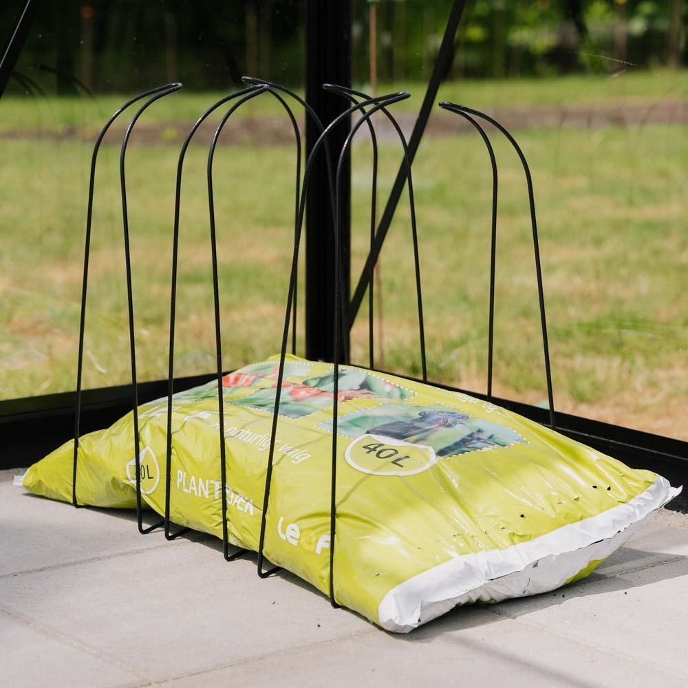 Ondersteuningsframe voor groeizak, L: 18cm x B: 32cm x H: 52cm, 3 stuks.