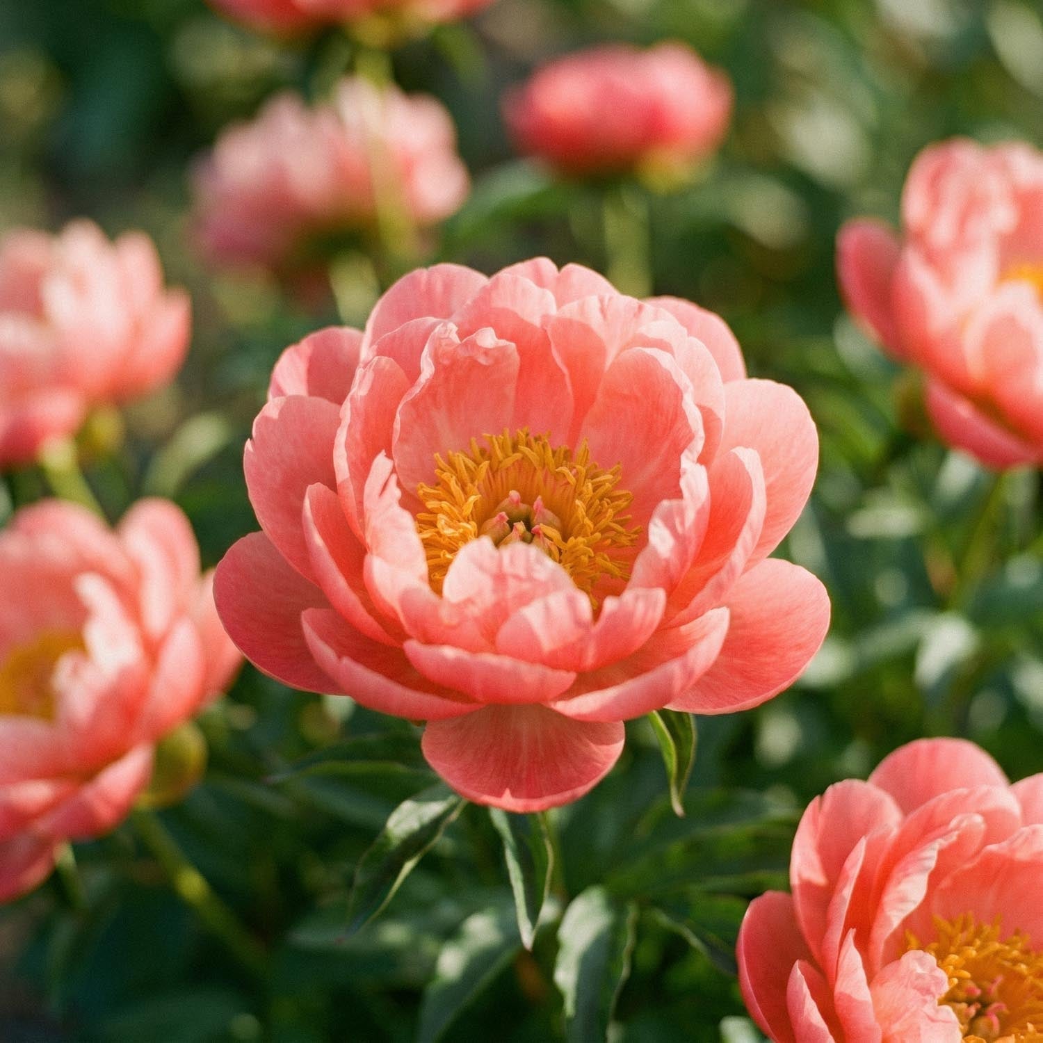Pioenroos, Paeonia 'Coral Sunset'