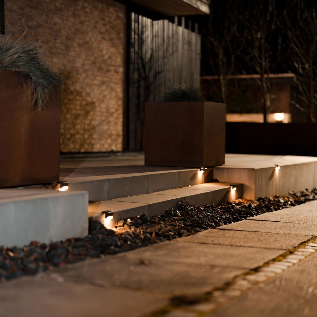 Solar LED Trappenverlichting 4 stuks