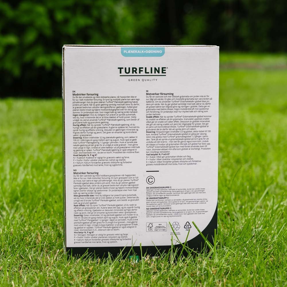 Turfline Gazonkalk + meststof 11/2/4, 3,5 kg