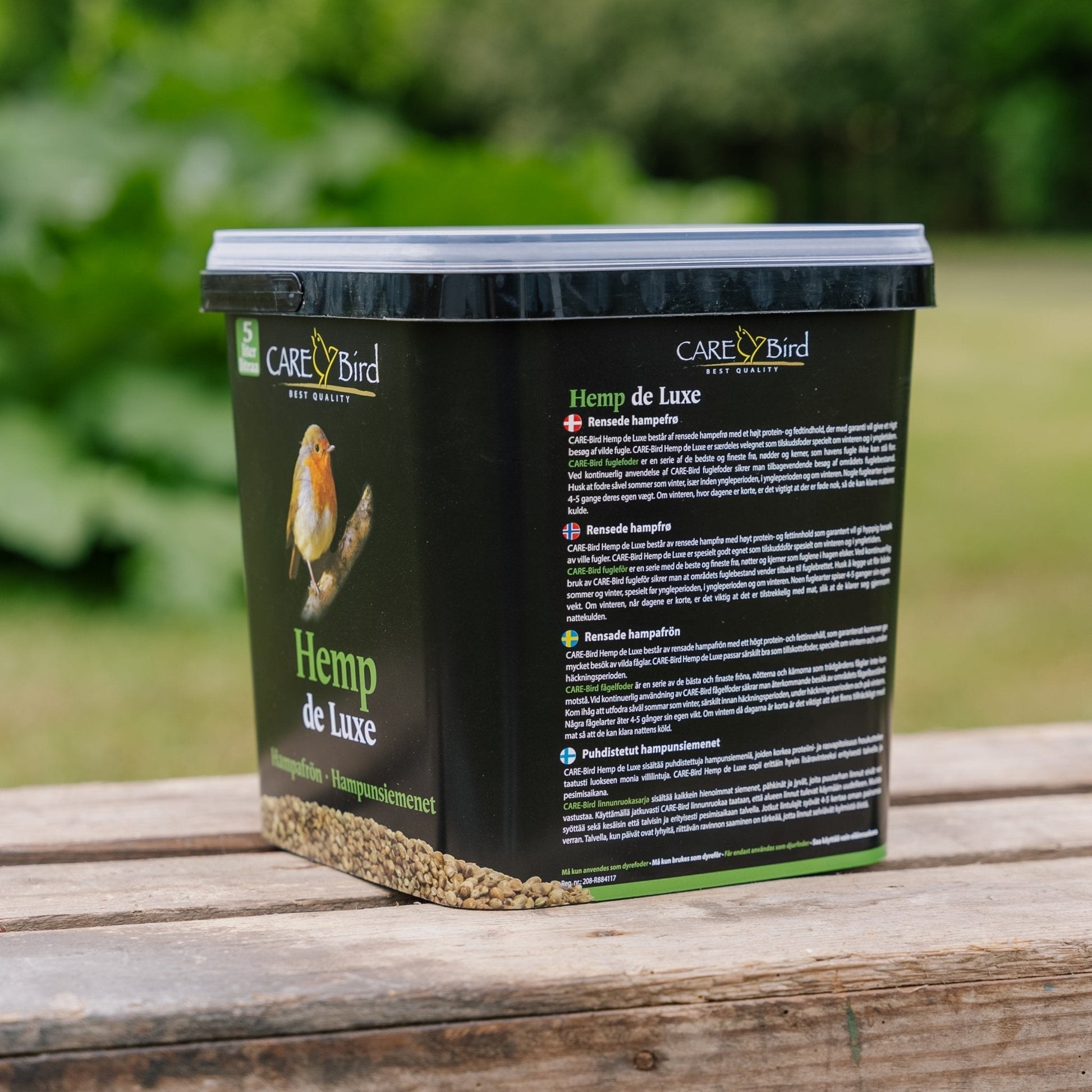Vogelvoer, Hennep de Luxe, 5 L