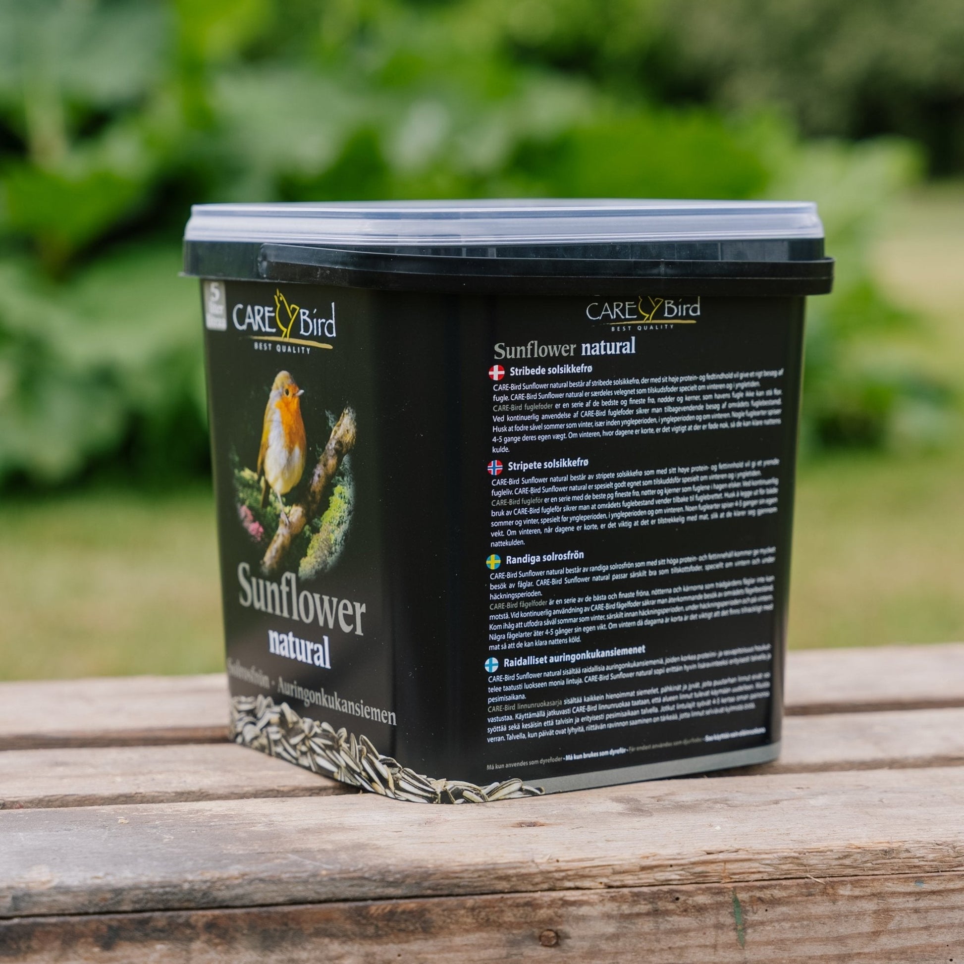 Vogelvoer, Zonnebloem natuurlijk, 5 L